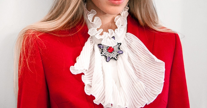 Buro 24/7 на примерке у A La Russe, осень-зима 2014