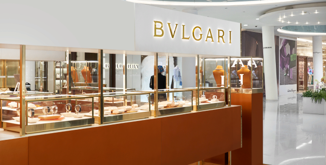 Bvlgari открыл поп-ап в Галереях «Времена года»
