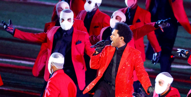 Телеканал Showtime покажет документальный фильм о выступлении The Weeknd на Супербоуле