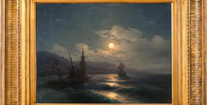 Картину Айвазовского «Лунная ночь» продали на аукционе