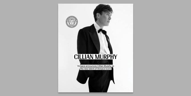 Киллиан Мерфи снялся в кампании Versace Icons