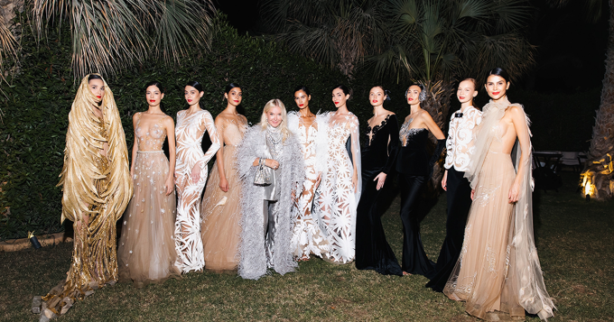 Yanina Couture провел показ знаковых кутюрных образов в Дубае