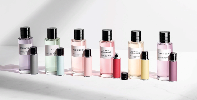 Dior выпустил коллекцию многоразовых флаконов для ароматов