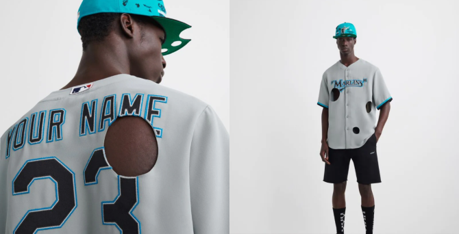 Off-White выпустил коллекцию вместе с Главной лигой бейсбола