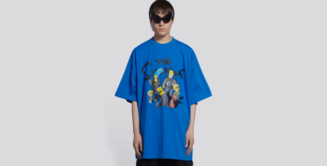 Balenciaga выпустил коллекцию с Симпсонами