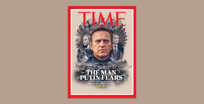Журнал Time поместил на обложку Алексея Навального