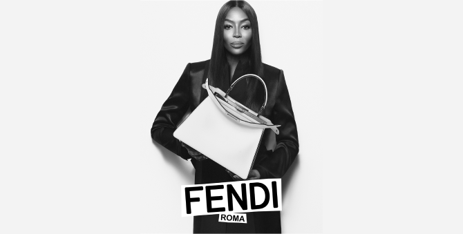 Наоми Кэмпбелл стала лицом рекламной кампании Fendi