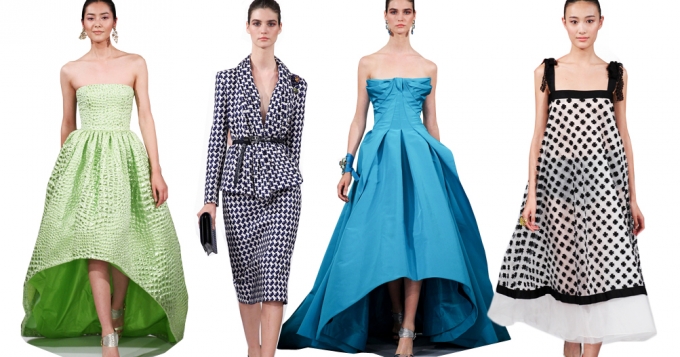 Обзор Buro 24/7: Oscar de la Renta, весна-лето 2014