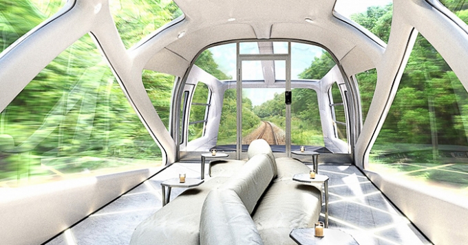 Японский поезд от дизайнера Ferrari Кена Окуямы