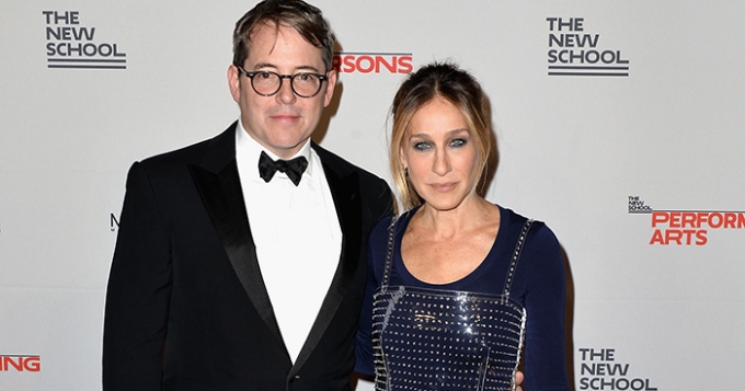 Сара Джессика Паркер и Мэттью Бродерик на благотворительном вечере Parsons Benefit