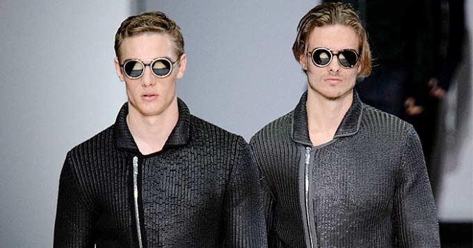 Обзор Buro 24/7: мужская коллекция Emporio Armani, осень-зима 2015