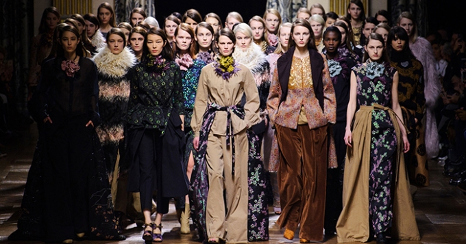 Обзор Buro 24/7: Dries Van Noten, осень-зима 2015