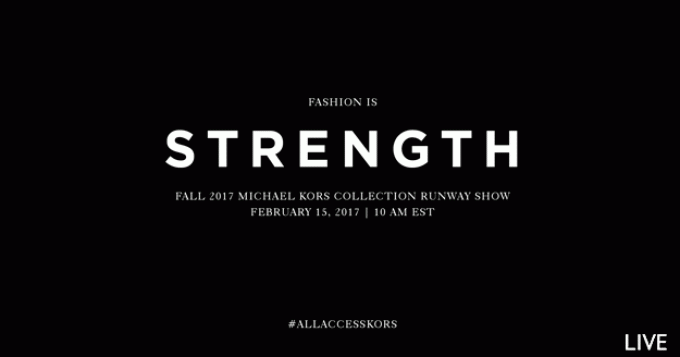 Прямая трансляция Michael Kors осень-зима 2017