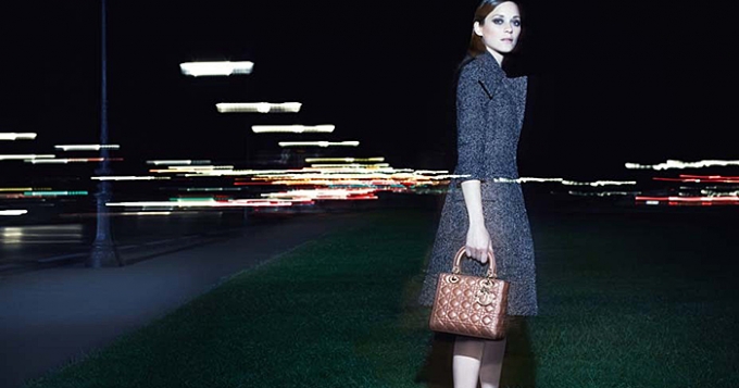 Марион Котийяр в новой рекламной кампании Lady Dior