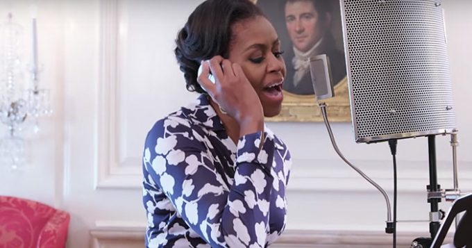 Мишель Обама прочитала бодрый рэп про значимость образования