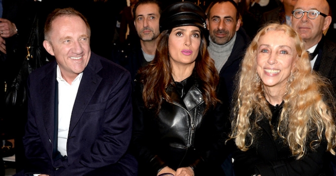 Гости показа Gucci, осень-зима 2014