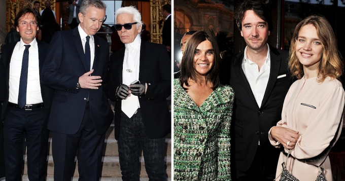 Закрытый ужин Fendi в Париже