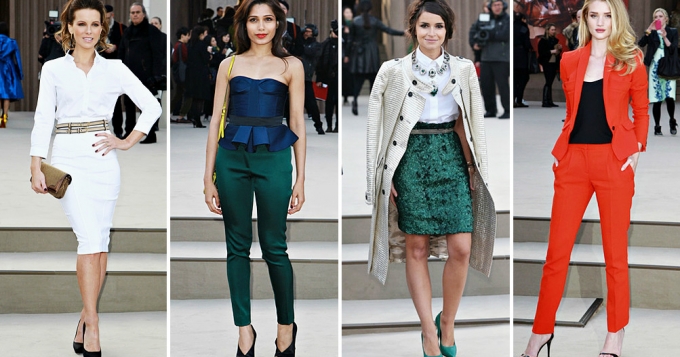 Неделя моды в Лондоне: гости Burberry Prorsum