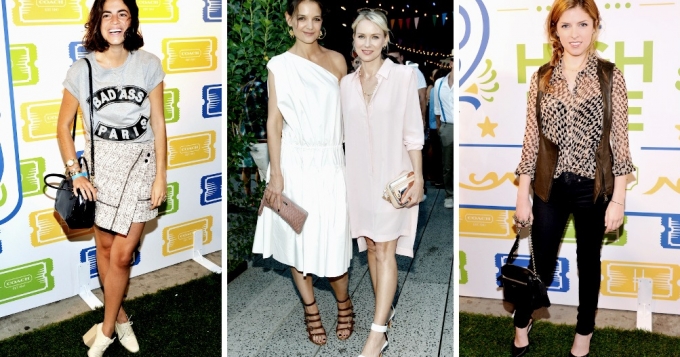 Кэти Холмс и Наоми Уоттс на \"Летнем вечере\" в Нью-Йорке