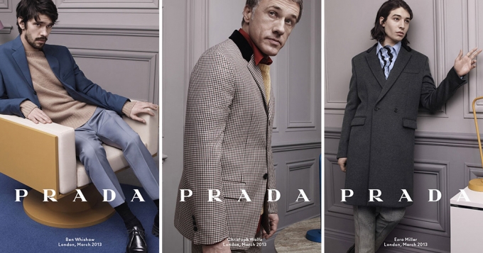 Мужская кампания Prada осень-зима 2013/14