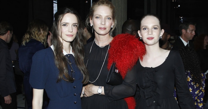 Гости на показе Miu Miu, cruise 2015