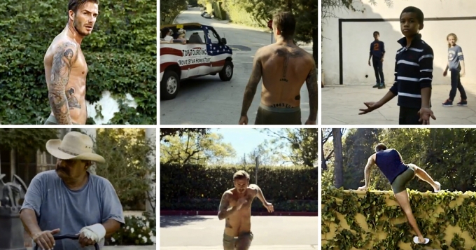 Дэвид Бекхэм в новом фильме H&M