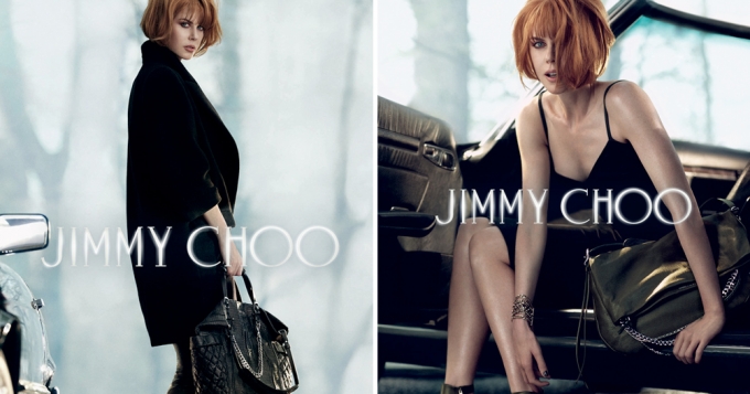 Николь Кидман в рекламной кампании Jimmy Choo
