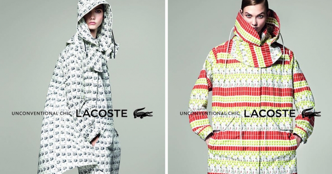 Карли Клосс в новой кампании Lacoste