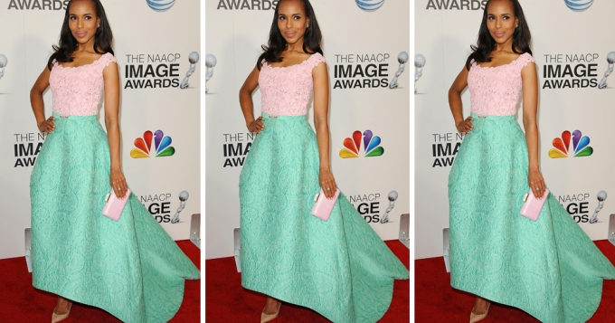 Look of the Day: Керри Вашингтон в Oscar de la Renta