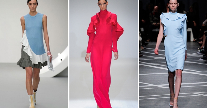 Голосуем: платья с оборками