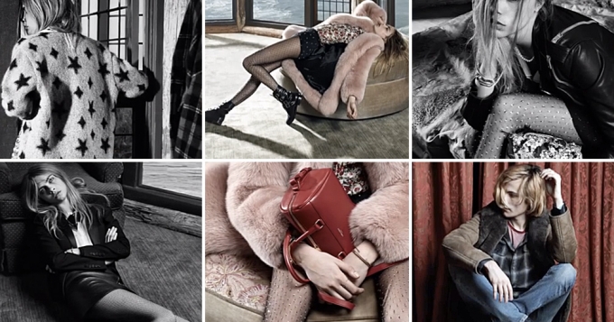 Осенняя кампания Saint Laurent: часть I