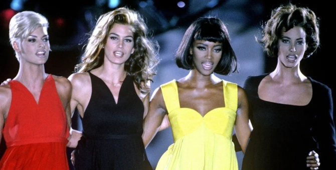 Наоми Кэмпбелл и Синди Кроуфорд появились в тизере сериала «Супермодели»