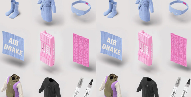 Дрейк совместно с Defective Garments переосмыслил одежду Nike