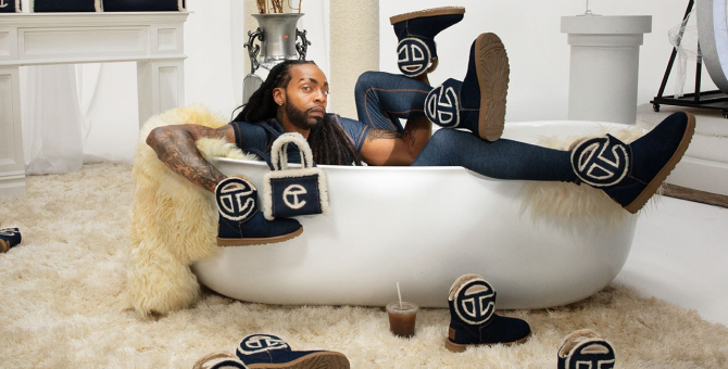 Бренд UGG в коллаборации с Telfar выпустил коллекцию из денима