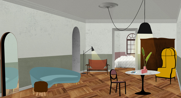 Как создать интерьер квартиры в центре Москвы