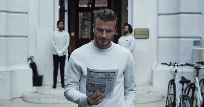 Дэвид Бекхэм и 350 его \"близнецов\" в смешном ролике H&M