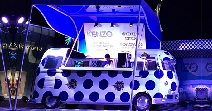 Временное кафе Kenzo в Пекине