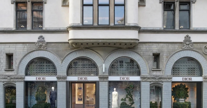 Dior открыл первый бутик в Швеции