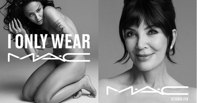Крис Дженнер и Doja Cat снялись в новой рекламной кампании MAC Cosmetics