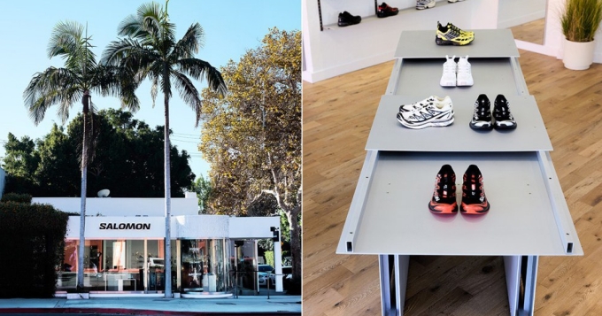 Salomon открыл первый магазин в Лос-Анджелесе