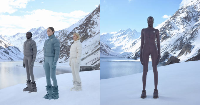 Бренды Skims и The North Face показали вторую коллаборацию