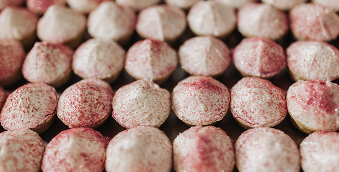 Артишок с калиной, трюфель с брюссельской капустой и торт: рецепты с выставки современного искусства в Венеции