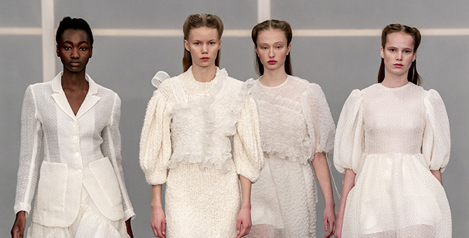 Cecilie Bahnsen, коллекция осень-зима 2020