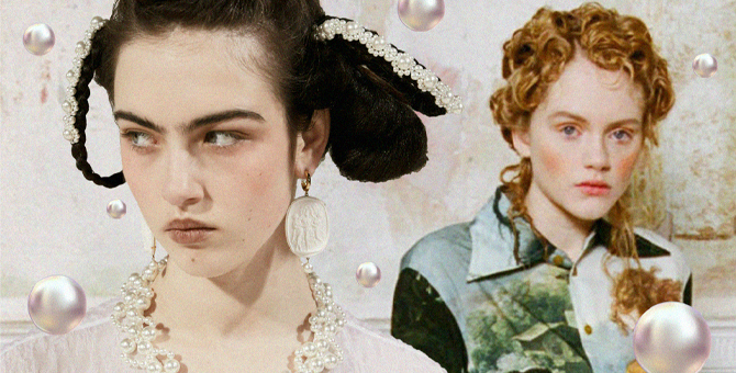 Архитектурные косы, макияж в стиле ретро и другие бьюти-тренды недели моды