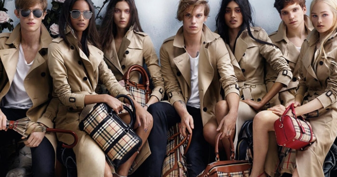 Новая рекламная кампания Burberry, весна-лето 2014