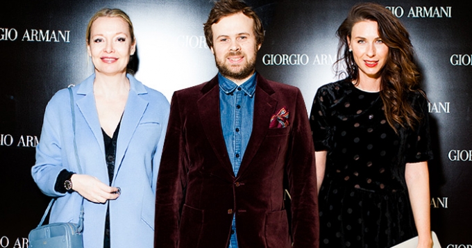 Открытие нового бутика Giorgio Armani в Третьяковском проезде