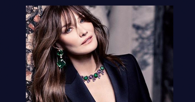 Первый взгляд: Карла Бруни в новой кампании Bvlgari