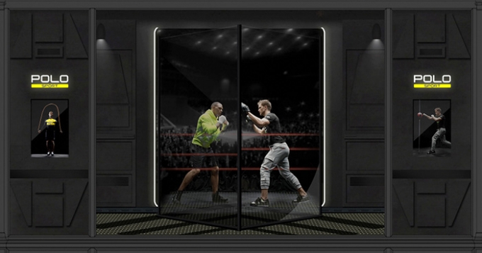 В витринах бутика Ralph Lauren появились боксеры-призраки