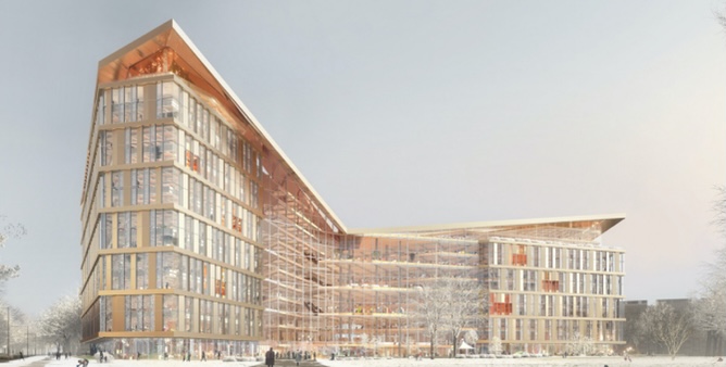 Власти Москвы одобрили проект новой штаб-квартиры «Яндекса» с террасой на крыше и бассейном