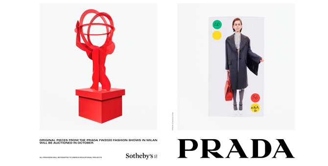 Prada анонсировал благотворительный проект с Sotheby’s
